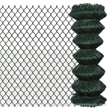 Plastic coated Green Sports Basketball Court fence